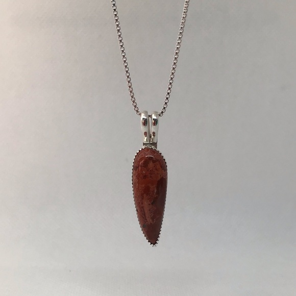 DBL~Designs by Lori~ Jewelry - 14Ct Red Jasper Pendant Handmade